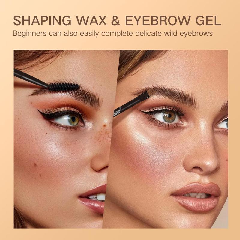 2 in 1 Eyebrow Gel with Brush, 1 Count Waterproof Long Lasting Eyebrow Gel, Eyebrow Makeup Tool for Women & Girls 5