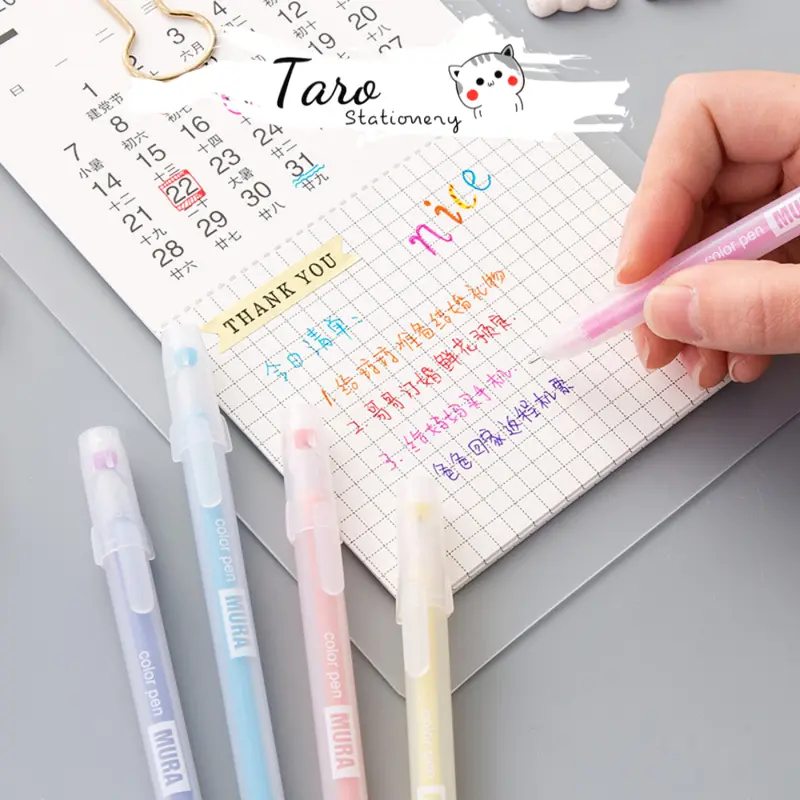 Bút gel nhiều màu Take Note từ vựng tiện dụng A01 Taro Stationery 1