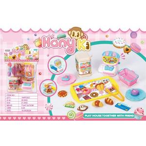 Children's Toy Role Play House Simulation DIY Dessert Shop Toy Set kitchen  playset real  cooking  set  kids food  toys