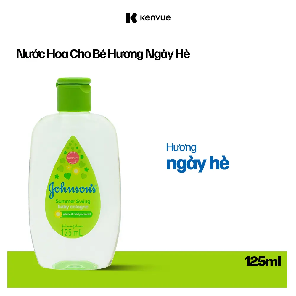 Nước hoa cho bé Johnson's Baby Cologne 125ml | 3 mùi hương