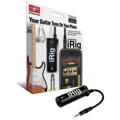 ORIGINAL iRig AmpliTube Guitar Interface Adapter for Android & iOS 0