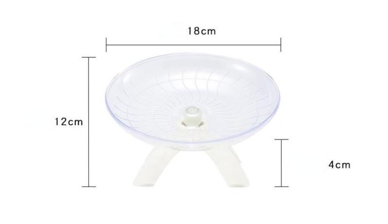 Product Introduction of Pet Hamster Running Wheel Mute Flying Saucer Steel Axle Wheel Running Disc Toys Cage Small Animal Hamster Accessories햄스터햄스터 쳇바퀴 3