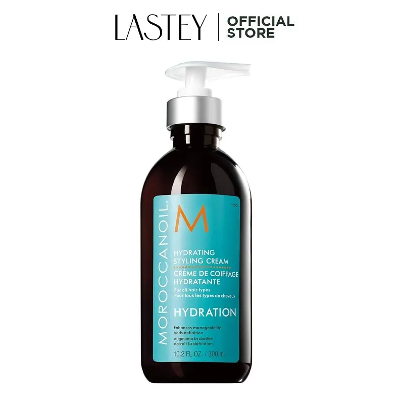MOROCCANOIL Hydrating Styling Cream for All Hair Types (300ml) Hair Styling from Lastey | SG Ready Stock