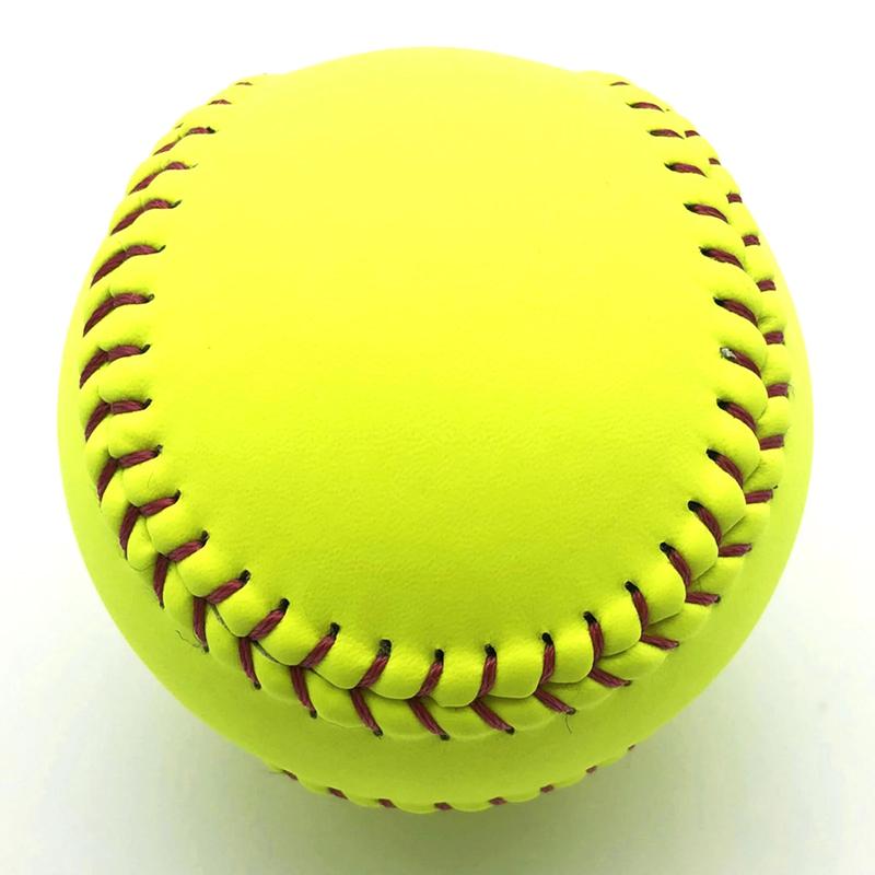 Product Introduction of 12-Cal Sports Training Softball Official Size Weight Unmarked Training Ball Child Softball High Quality 2023 New 18