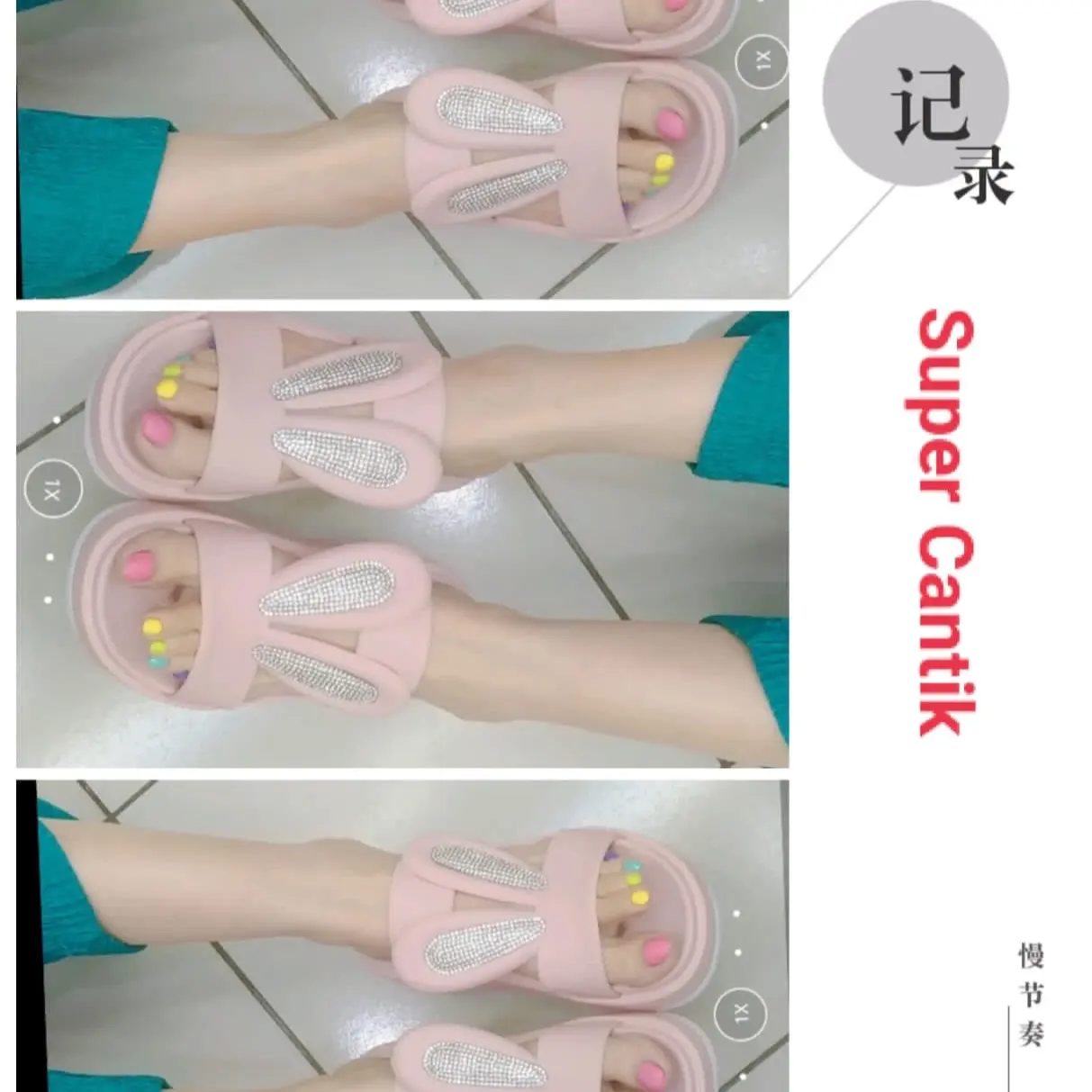 sendal karet premium/sendal dewasa/sendal santai/sendal karakter/sendal kelinci