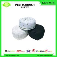 Gambar Peci MADINAH CISTY PUTIH Murah , Peci Madinah Bugis Cisty , Peci Kopiah Madinah Cisty Putih , Peci Haji Madinah Cisty dari kios MTR Kab. Bogor 3 Tokopedia