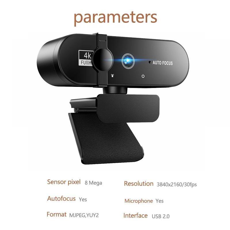 Product Introduction of HIGH Resolution Lens Webcam, 1 Count USB Plug & Play Free Drive Video Conferencing Camera, Built-in Microphone, Webcam for Home Office Use 17