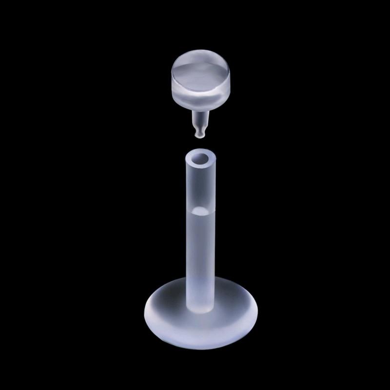   1 chiếc  Khuyên tai môi mũi,... - Khuyên Trong Suốt - Khuyên nhựa sinh học cao cấp - Bảo quản trong túi vô trùng - Khuyên môi - Khuyên tai - Khuyên nhựa trong suốt - Hoa Tai Nữ Women Voi - Hoatai 