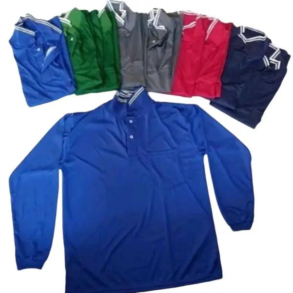 Áo Thun Thể Thao Dài Tay Cổ Trụ Nam Có Túi Vải Sẹc Thể Thao Co Giãn Thấm Hút Mồ Hôi Size  45-85kg Giá Rẻ Bền Mát Mẽ. SKU -Cổ Trụ