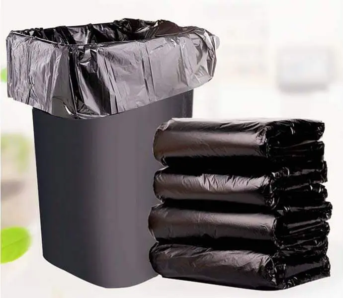 Túi nilon đen đựng 10kg (37x63c,), túi bóng đen đựng rác, túi nilon đóng hàng