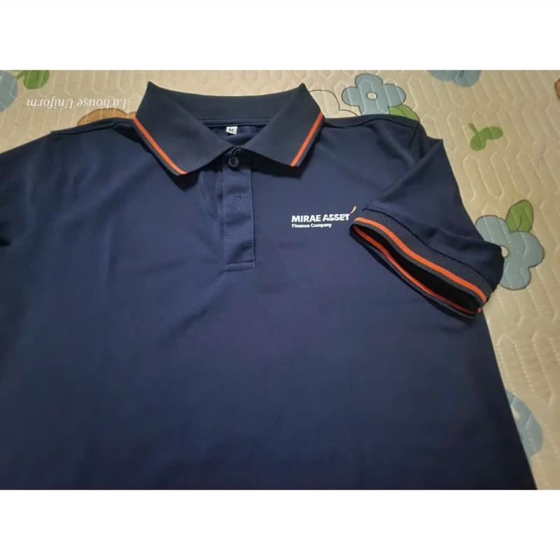 Áo polo đồng phục công ty tài chính Mirae Asset Cao cấp - Áo polo in theo yêu cầu  - lahouseuniform - Form xuông nam nữ - Hàng Sẵn - Đủ size  - intheo yêu cầu - Menswear - womenswear - polo  - T Shirt - Full size - Có Cổ - Thun