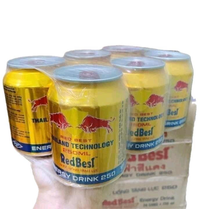 Sỉ Thùng 24 Lon Nước tăng lực bò húc REDBEST thùng 24 lon ko phải red bull