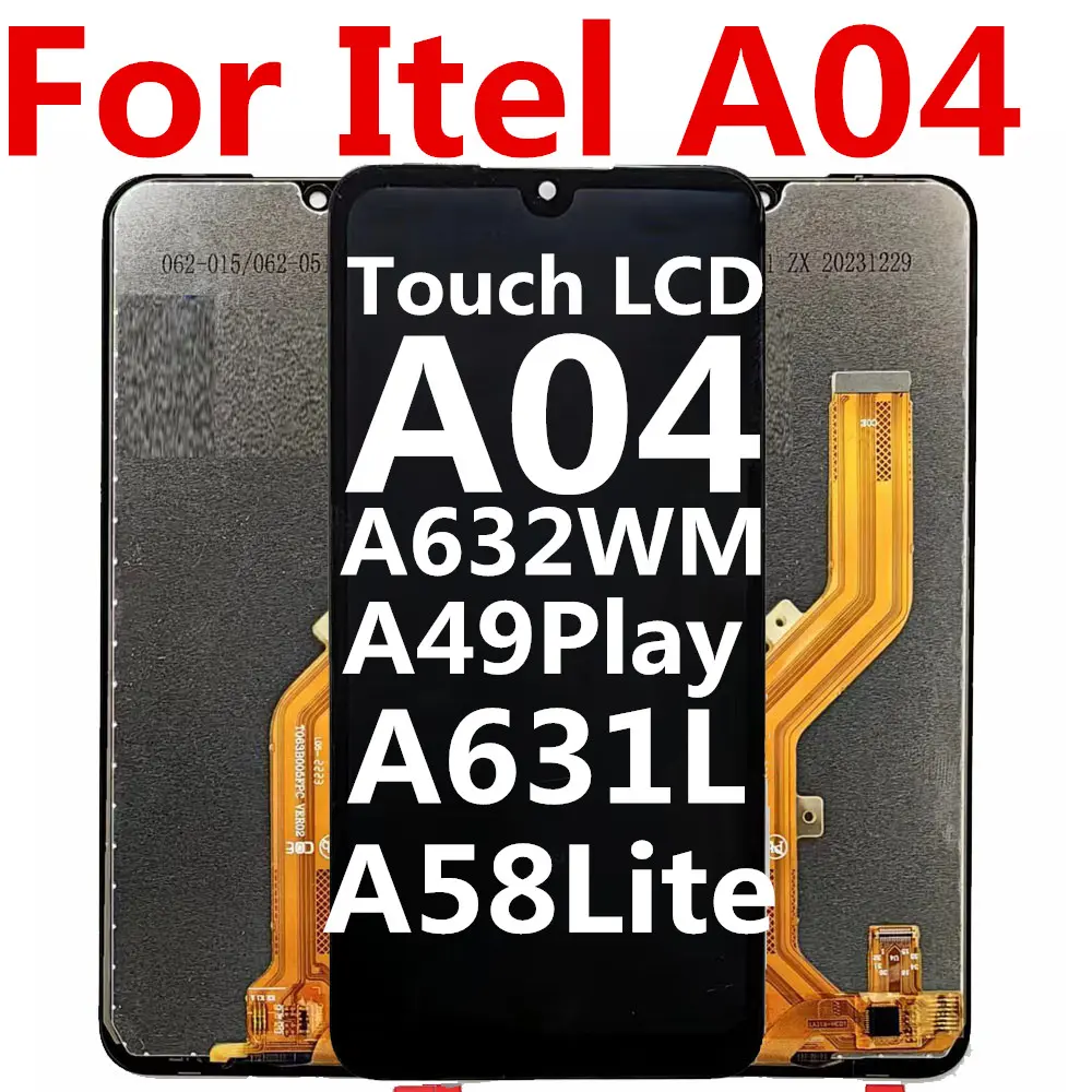 Suitable for Transsion Itel A04 A632WM Screen A49 Play A631L A58