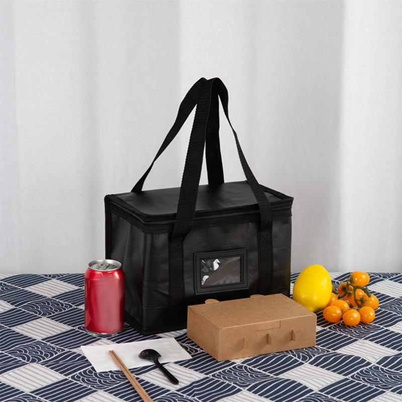 (PURONG) 16L/28L/50L Large Capacity Portable Cooler Bag Ice Pack Lunch Box Insulation Package Insulated Thermal Food Picnic Bags Pouch 4