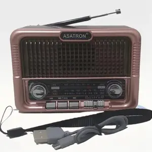 Radio Asatron R 1114 USB Bluetooth 3 Band FM AM SW dengan Suara Jernih dan Bass