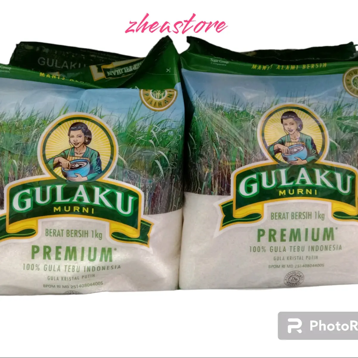 gulaku pasir putih kemasan 1kg Food Sugar Gula Tebu
