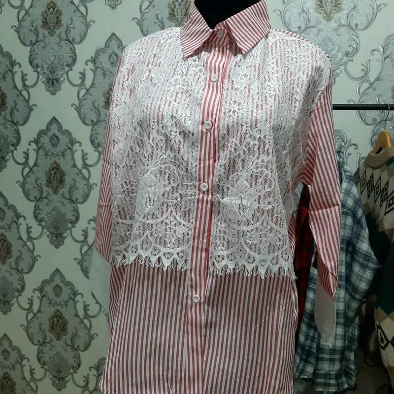 kemeja katun salur combi borkat 2