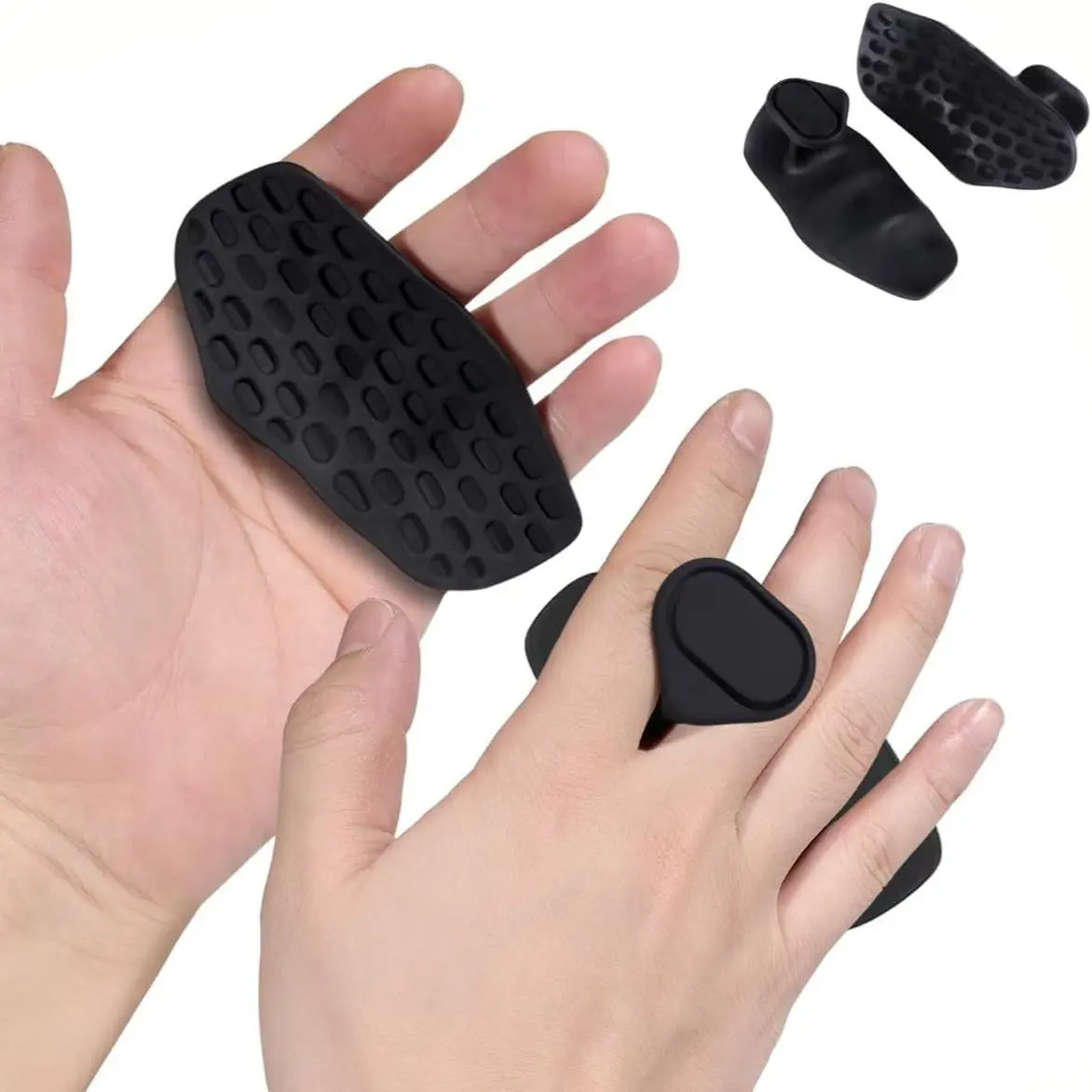 Non-slip Fitness Grip, 2 Counts/set Ergonomic Rubber Hand Grip, Exercise Machine Accessories for Home Gym Workout