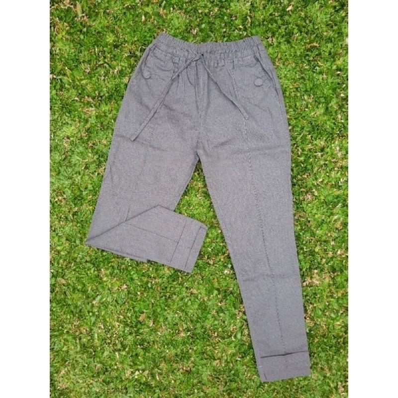 BAGGY PANTS STRETCH CELANA KATUN WANITA CELANA KANTOR WANITA 3