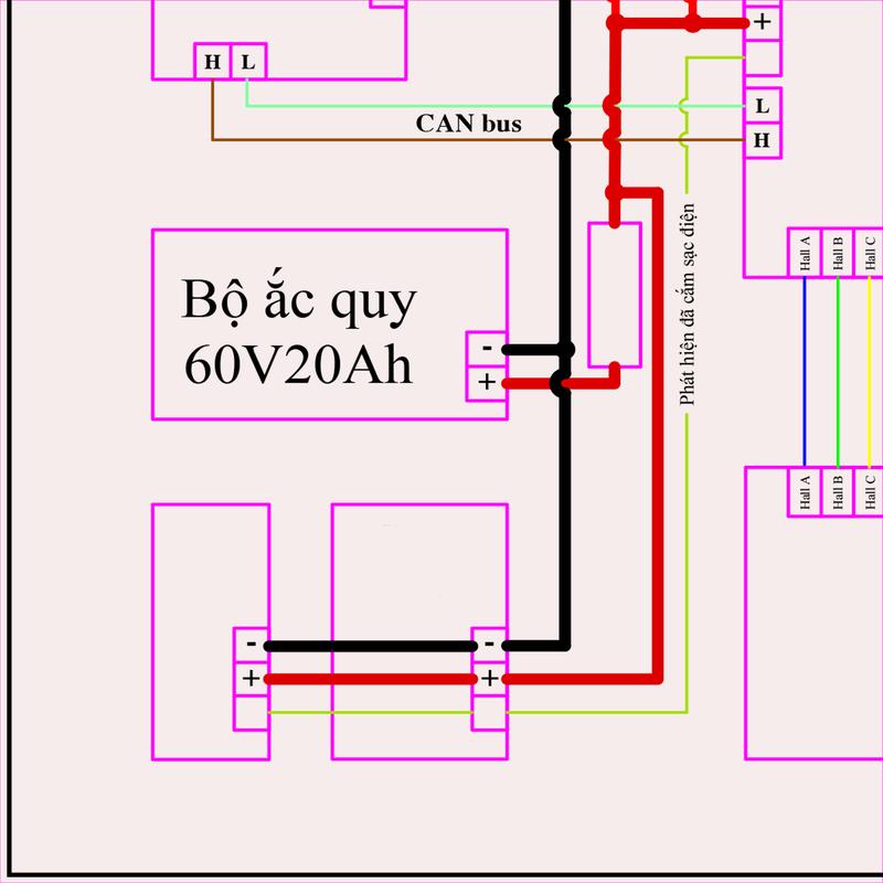 KLARA A2 - SƠ ĐỒ NGUYÊN LÝ HỆ THỐNG ĐIỆN XE MÁY ĐIỆN KLARA A2 1