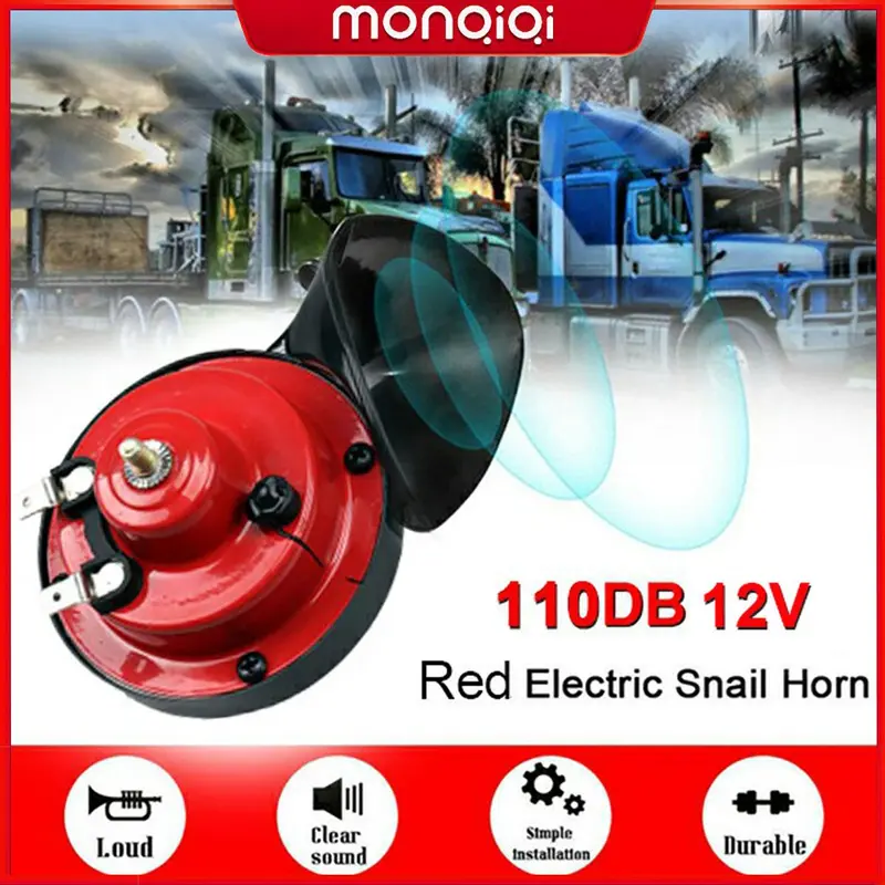 【2 CÒI/Rẻ】Bộ Còi Sên Ô Tô Chống Nước 12V Âm Thanh Lớn Phù Hợp Cả Xe Máy Xe Con Và Xe Tải Phụ Tùng Phụ Kiện 0
