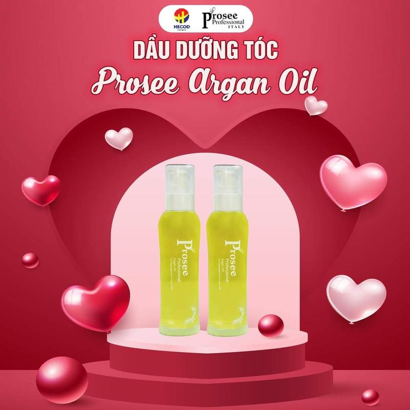 Tinh Dầu Prosee Phục Hồi Tóc Chuyên Sâu Argan Oil 80ML Serum Dưỡng Tóc Chăm Sóc Tóc Nữ