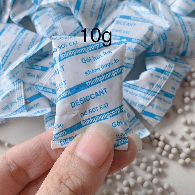 Sỉ 1kg Gói Hút ẩm Thực Phẩm Clays size 10g - hút ẩm giá tốt An Anh ~97 gói h út