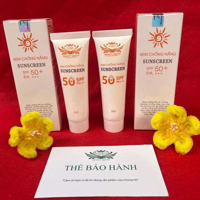2 kem chống nắng BEAUTY QUEEN