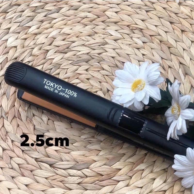 Máy kẹp duỗi tóc Tokyo Nhật Bản lưỡi Titan giúp tóc thẳng bóng 5