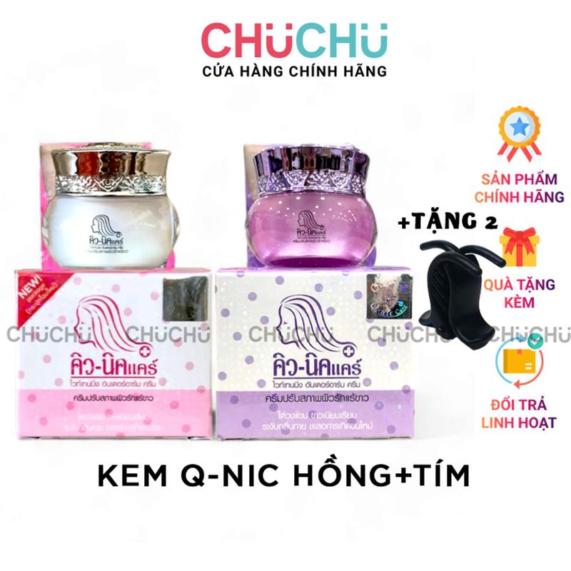 [Tặng Kẹp] Combo 2 Hộp Kem Hỗ Trợ Thâm Nách Q Nic Care Chính Hãng - Kem Qnic Cải Thiện Vùng Thâm Dưới Cánh Tay, Đầu Gối, Mông
