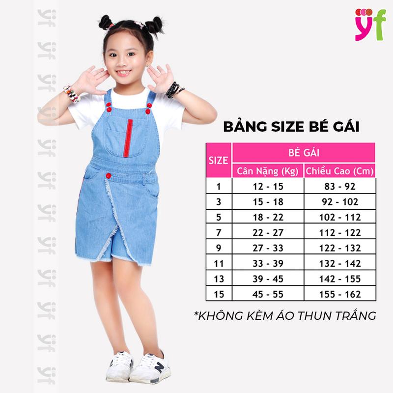 Yếm Quần Chất Liệu Jean Mềm (màu đậm) 9DX536 4