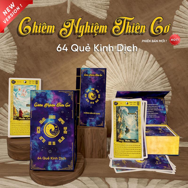 Bộ bài Chiêm Nghiệm Thiên Cơ - Bài Kinh Dịch: Tìm hiểu 64 quẻ kinh dịch tarot, Trí tuệ tinh hoa - Độc đáo, Lạ, Sáng Tạo Tinyworld