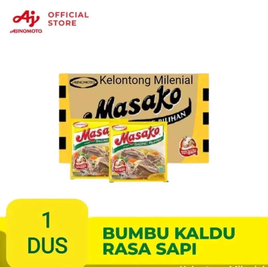 1 dus - Masako ayam/sapi 9gr isi 120 pcs x 6 pack
