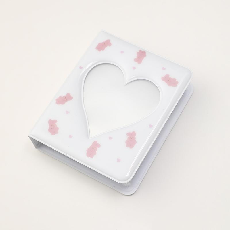 Product Introduction of Đóng Gáy Thẻ Kpop, 36 Thẻ, Sách Danh Thiếp, Giá Đỡ Ảnh Thẻ, Album Ảnh Gấu Dễ Thương, Hình Ảnh khoét Trái Tim 3 Inch, Hộp Đựng Ảnh 38