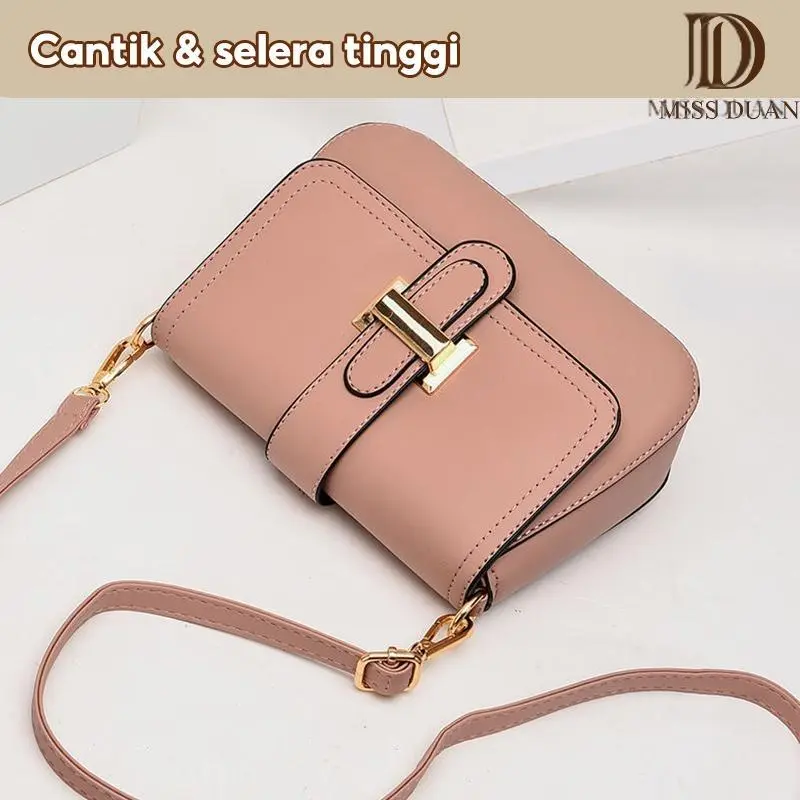 Tas selempang / sling bag / shoulder bag / tas wanita Kanvas Polos Slingbag 3