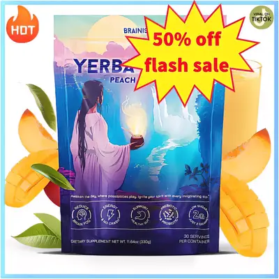 thumbnail image 2 of Yerma Magic Yerba Mate Instant Tea Powder – Peach & Mango Flavors, 30 Servings, Sugar Free, Organic 2 of 5