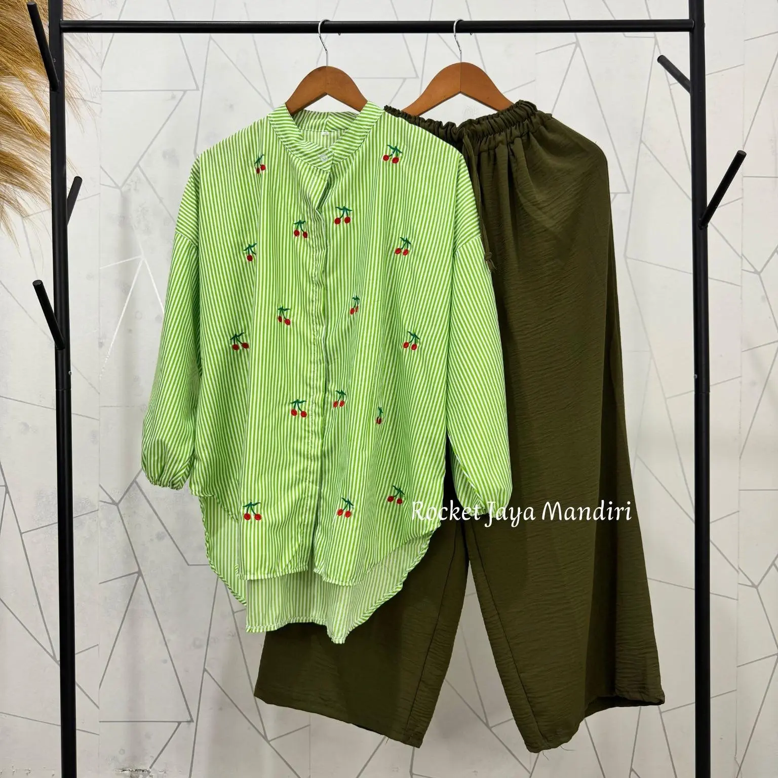 Set Keirra Hijau+Klt Army