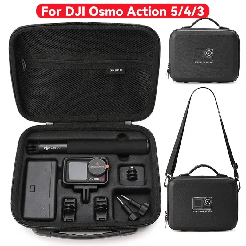 Hộp đựng, Vỏ cứng Cầm Tay cho DJI Osmo Action 5 Pro / 4 / 3, Túi lưu trữ không thấm nước, Hộp đựng, Túi Xách, Hộp du lịch, Phụ kiện