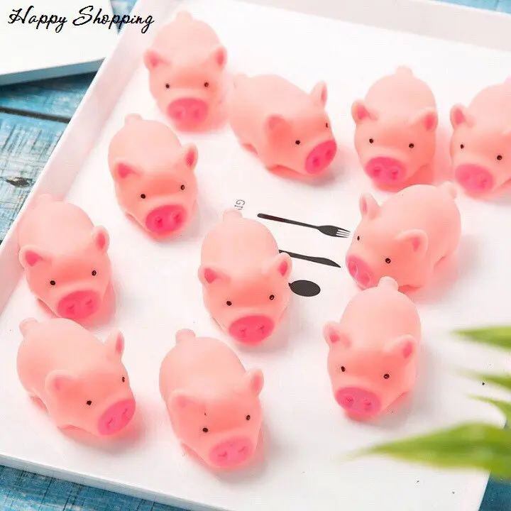 Đồ chơi  LỢN MỀM bóp kêu chút chít kute giảm stress đồ chơi trang trí 0
