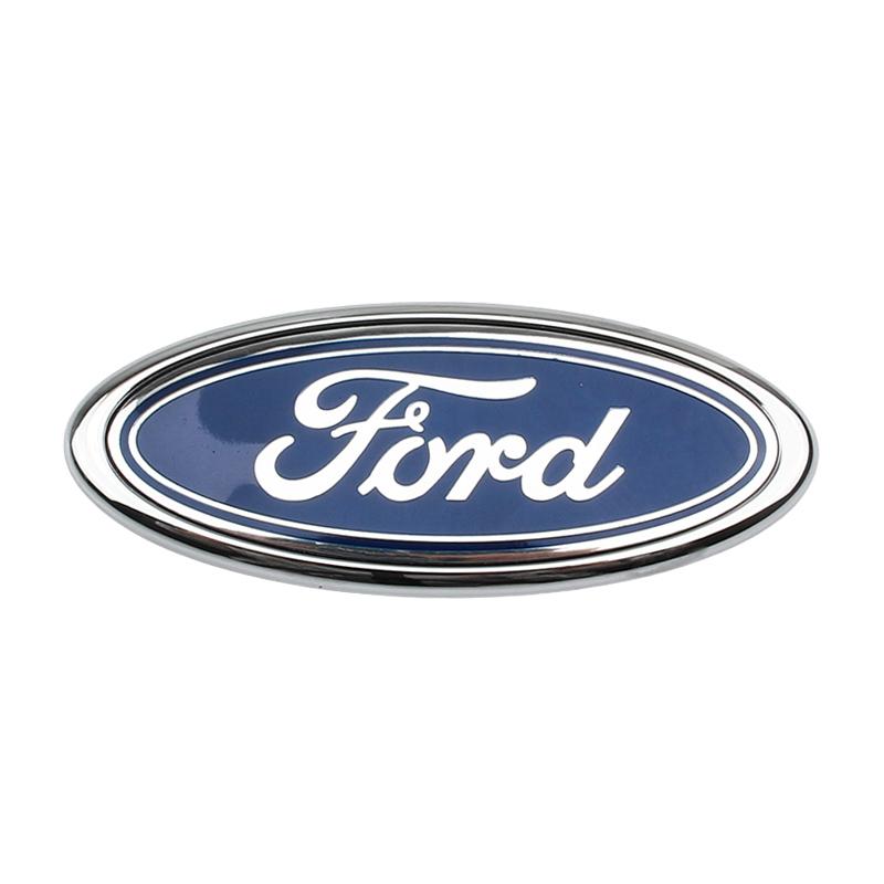 Biểu tượng phía trước hoặc phía sau, 11,5X4,5cm, cho Ford Ecosport, Focus, Mondeo, Fiesta, KA, Escort, KUGA, Taurus, Huy hiệu lưới tản nhiệt phía trước, Nhãn dán thân cây, Biển báo Hud cờ Hoa Kỳ 4