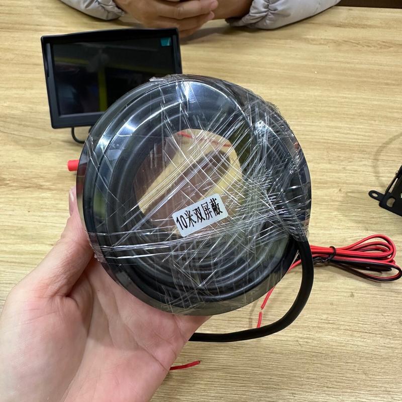 Bộ Cam Lùi xe tải màn 5inch mắt led - Nguồn cắm tẩu xe - Dây Nối cam lùi 10 Mét 6