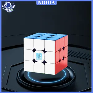 Nodia Toys Magic Cube 3x3  Moyu Meilong Stickerless MFJS Original / Magic Cube Magnetik Moyu Meilong 3x3 / Magic Cube 3x3 Premium 3.47 WCA / Magic Cube 3x3 Licin / Mainan Edukasi Anak