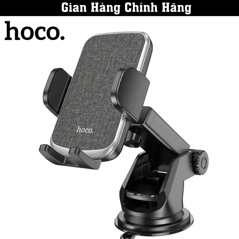Giá Đỡ Điện Thoại Trên Xe Oto Hoco CA95, Có Nỉ Chống Xước Cho Máy, Dàng Tháo Lắp, Bám Chắc Trên Bề Mặt Taplo, Kính Xe, Bảo Hành 12 Tháng