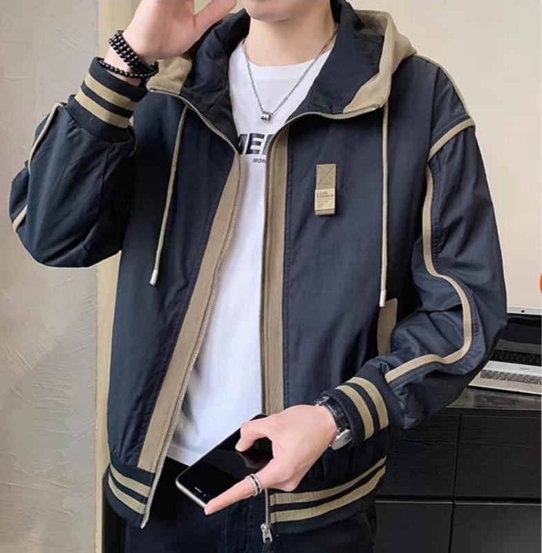 Áo khoác gió 2 lớp nam nữ, viền khóa kéo và mũ chất liệu kaki [KKP1]