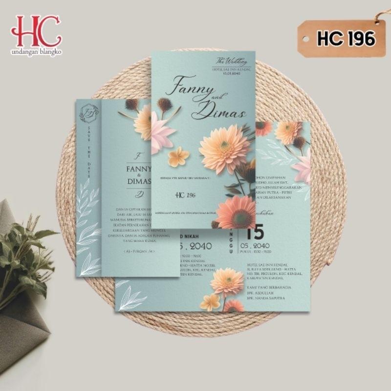 Undangan Pernikahan HC 196 Elegan Modern Paket Lengkap 100 PCS Gratis Label & Plastik - JanjiKita | Default