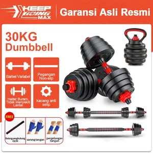 Keep Going Max Dumbbell set 30KG Barbel set Dumbel Dumbell alat olahraga rumahan fitness gym Otot