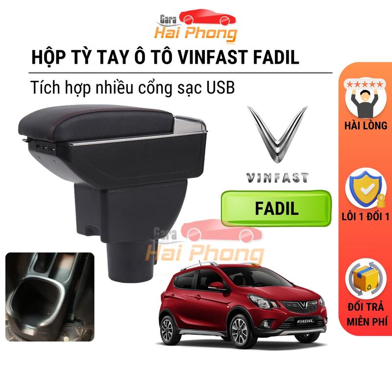  Hộp tỳ tay ô tô cao cấp Vinfast Fadil tích hợp 7 cổng USB 