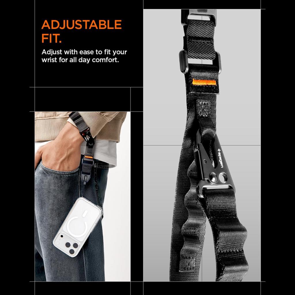 SPIGEN Wrist Lanyard DA30s LS Classic Hand Strap Tali Gantungan HP Adjustable Universal Phone