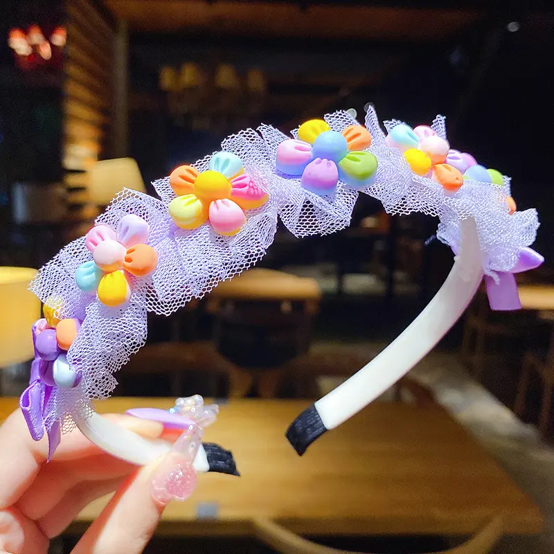 Bando Anak Korea Motif Desain Karakter Lucu Hairband 1