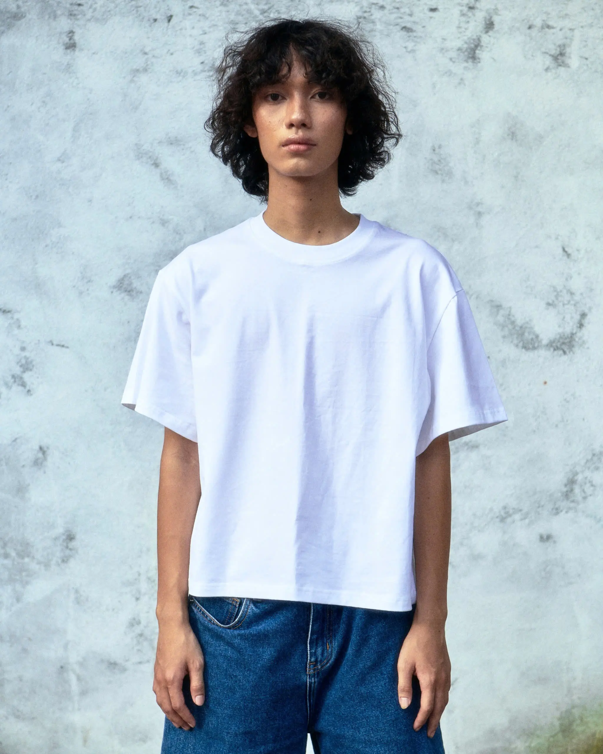 Áo thun STAVE form boxy - NỐT - Cổ Tròn Unisex Menswear